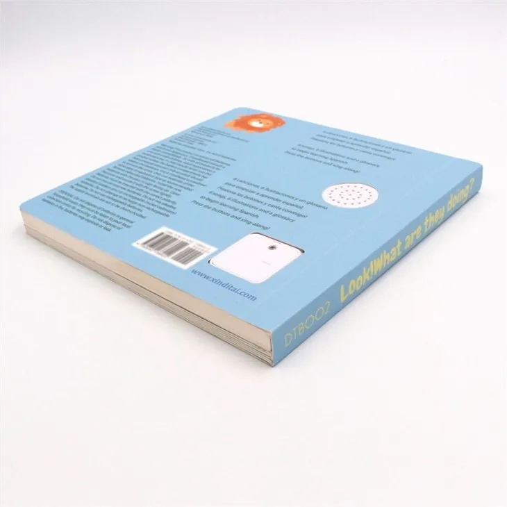 Newest Design Kids Zoo Sounds Board Book For 2 Year Olds Children