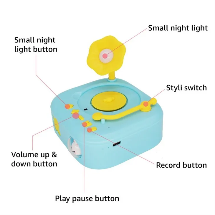 Talking Phonograph Toy & Storytelling Machine | Educational Toy With Voice Recording factory