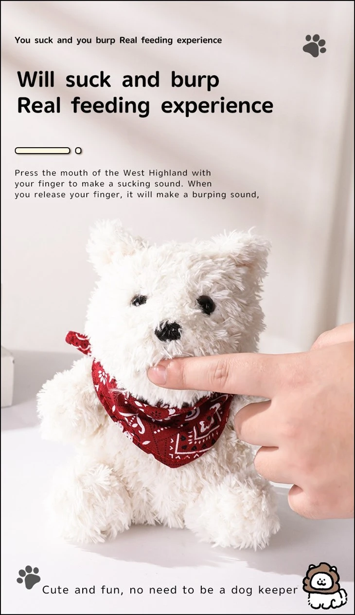 AI Electric Plush Pet Dog
